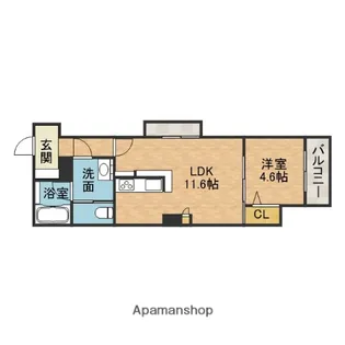 シャーメゾンENGLISCH【3階】の間取り
