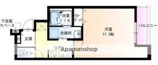 フジパレス東正雀【3階】の間取り