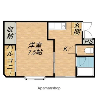 ガーデンパレス茨木【3階】の間取り