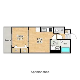 オルタンシアキューブ【2階】の間取り