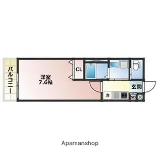 ALEGRIA千里丘【3階】の間取り