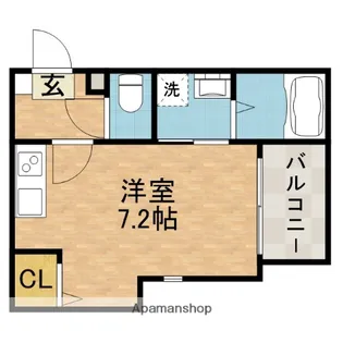 グレイス千里丘【3階】の間取り