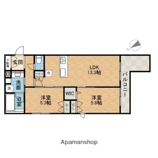 CASA FELICE【3階】の間取り