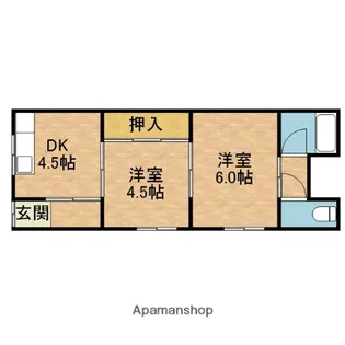 さくらコーポ【2階】の間取り