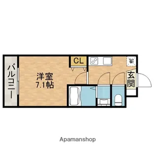 KORE・YIELD千里丘(コアイールドセンリオカ)【1階】の間取り