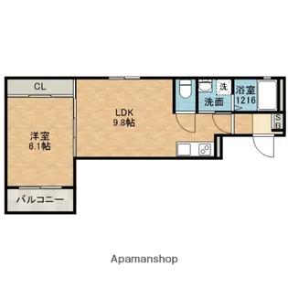 チロル水尾【2階】の間取り