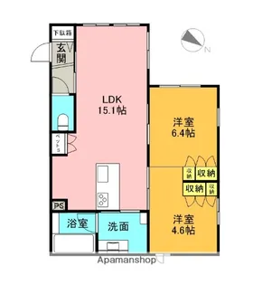 仮称吹田市山田南ヘーベルメゾン【1階】の間取り