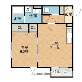 (仮称)La-Crea茨木寺田町【2階】の間取り