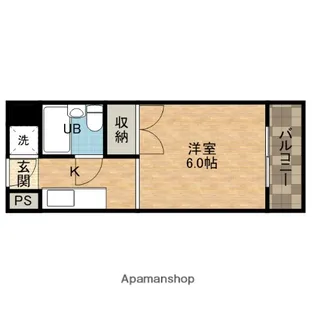 ゼンコウコーポラス1【2階】の間取り
