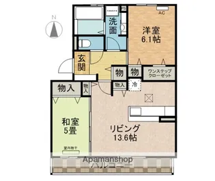 サンファミーユ【1階】の間取り