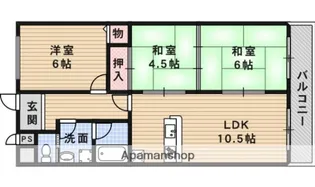 ボヌゥールⅡ【2階】の間取り