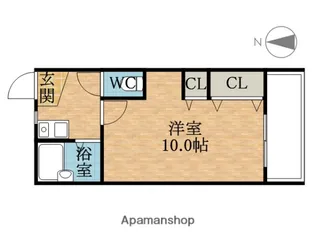 南興ハイツ【2階】の間取り