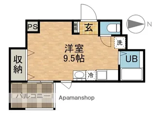 レストフォルム茨木【3階】の間取り
