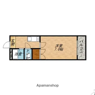 末広15番館【2階】の間取り