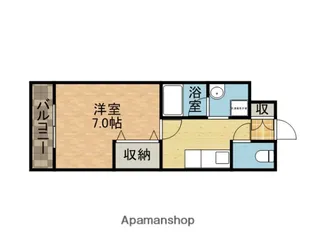 ベルダージ21【3階】の間取り