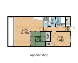 バーンフリート総持寺【3階】の間取り