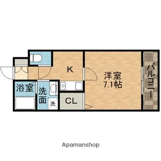 CARMEL【1階】の間取り