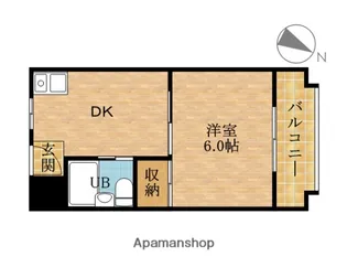 パールハイツ春日【3階】の間取り