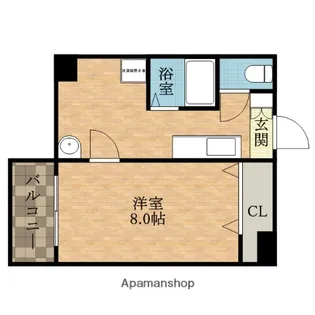 イーズ南春日丘【4階】の間取り