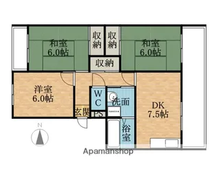 ソーシャルハイツ【1階】の間取り