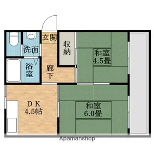 島尻ハイツ【2階】の間取り