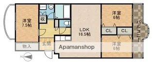 メゾンファミール【1階】の間取り