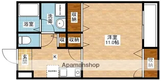 春日丘ヒルズ【1階】の間取り