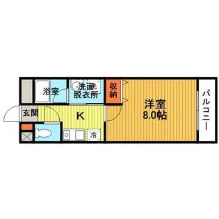 プレベール千里中央【2階】の間取り