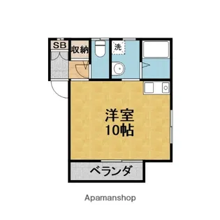 中桜塚ハイツ【1階】の間取り