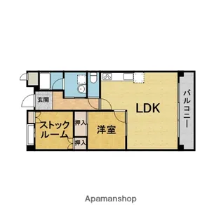 コーポグリーン弐番館【403号室】の間取り