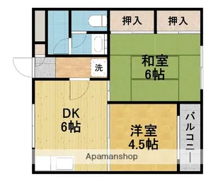 スマイリー豊中【3階】の間取り