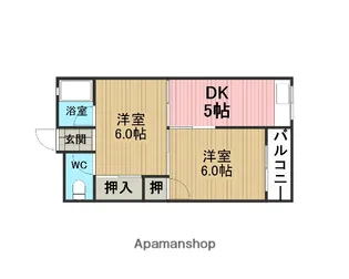 大阪府豊中市曽根西町1丁目【マンション】の間取り