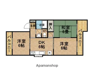 エミネント豊中【3階】の間取り