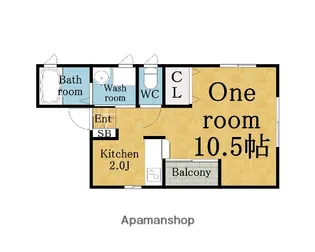 ネオシャイン豊中【2階】の間取り