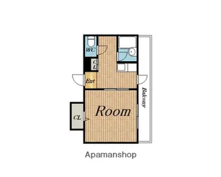 ウエストコア【4階】の間取り