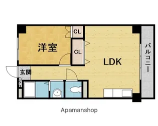 ハイツ泉ヶ丘【3階】の間取り