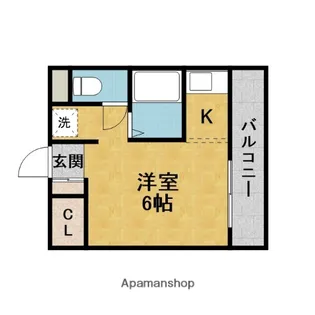 リバティーハイツ【202号室】の間取り