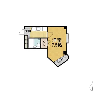 シャトレー・ツカサ【407号室】の間取り