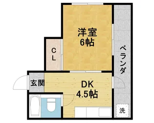 K’Sレジデンス曽根南【4階】の間取り