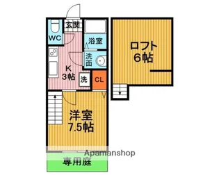 ALPHA STAGE APM【1階】の間取り