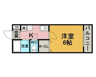 ジプソフィラ【1階】の間取り