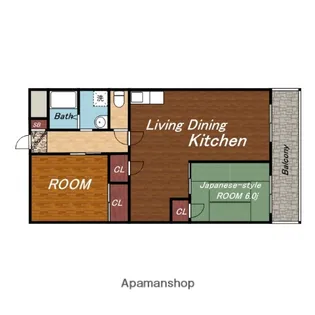 セントポーリア東豊中【1階】の間取り