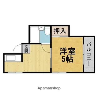 ハイツ紫苑【408号室】の間取り