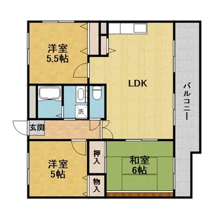 第2エステート松尾【302号室】の間取り