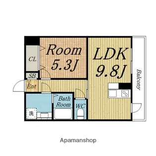 レジデンス稲津【1階】の間取り