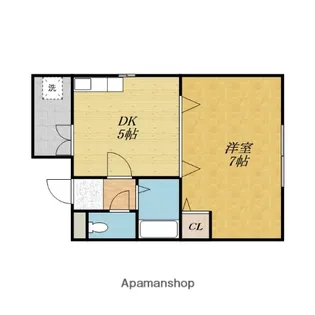サンパレス21蛍池Ⅲ【2階】の間取り