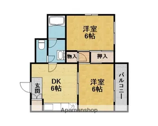 カザ・アルガダ【2階】の間取り