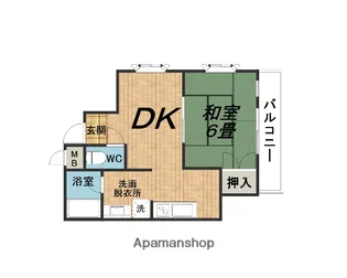 藤マンション【4階】の間取り