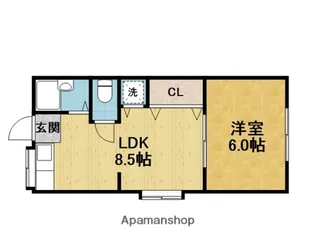 ジェーコーポ【2階】の間取り