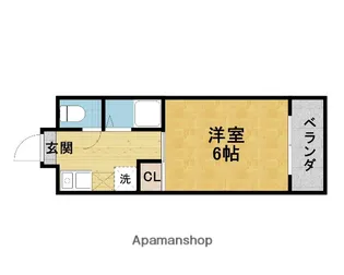 RIGEL岡町【3階】の間取り